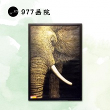 977画院 油画 大象 60X80cm 王维