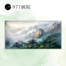 977画院 油画 风景 100x200cm