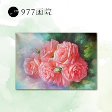 977画院 油画 花卉 100x180cm